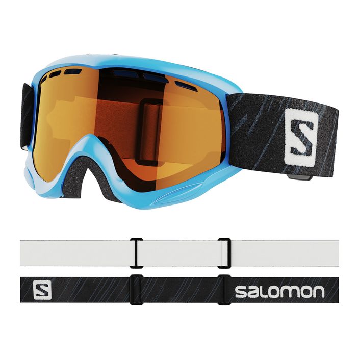 Skibrille Kinder Salomon Juke Access blue/standard tonic orange L48482 6