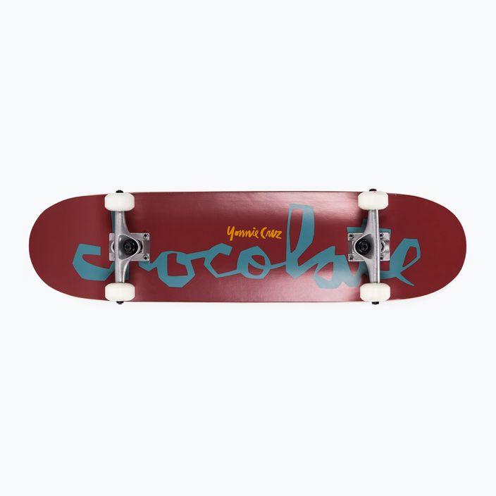 Klassisches Skateboard Chocolate Cruz Chunk kastanienbraun CC4117G008