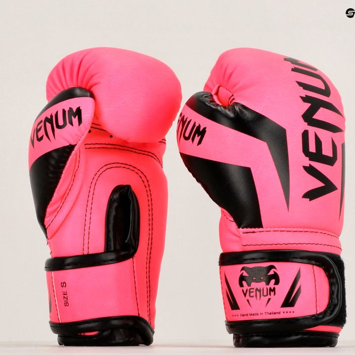 Venum Elite Boxing fluo rosa Kinder Boxhandschuhe 11