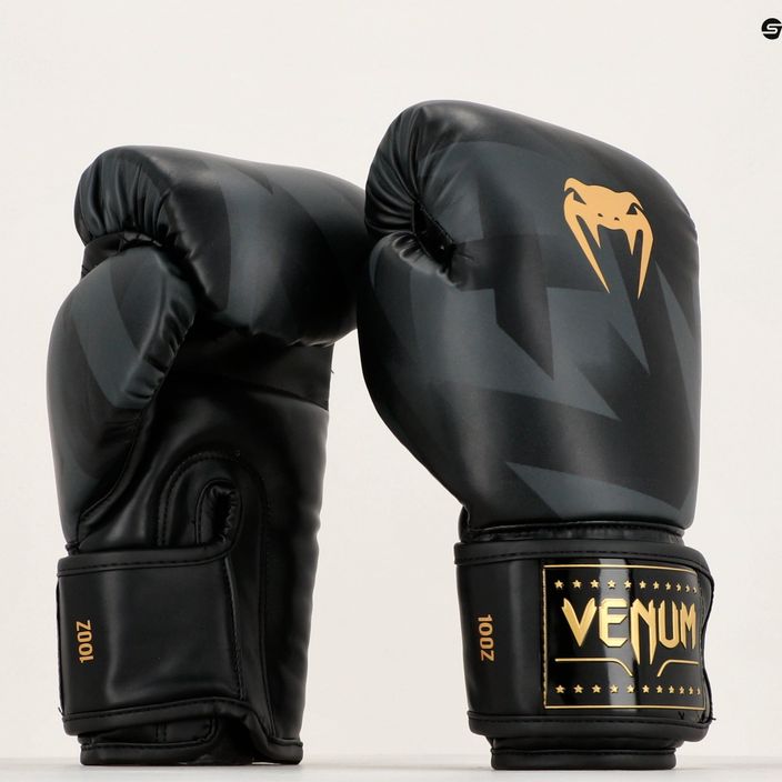 Venum Razor schwarz/gold Boxhandschuhe 11