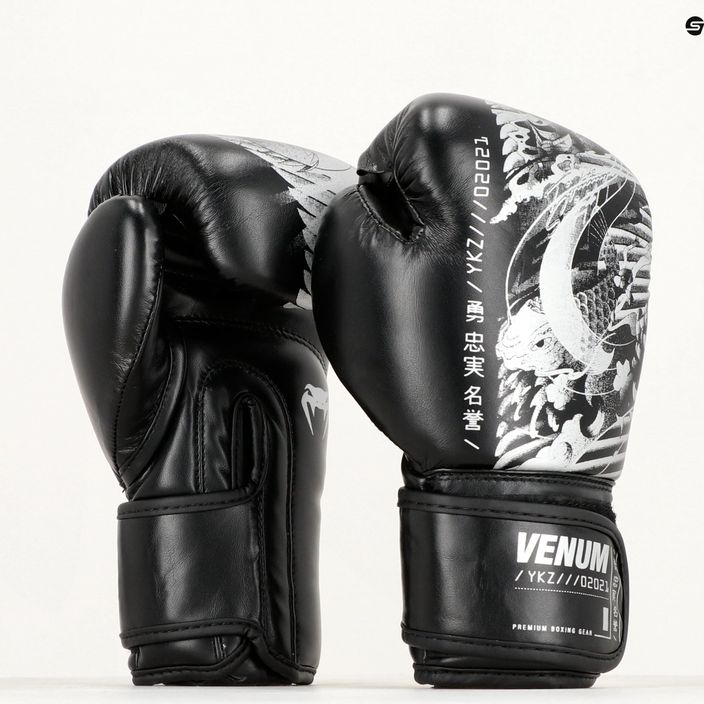 Venum YKZ21 Boxing schwarz/weiss Kinder Boxhandschuhe 12