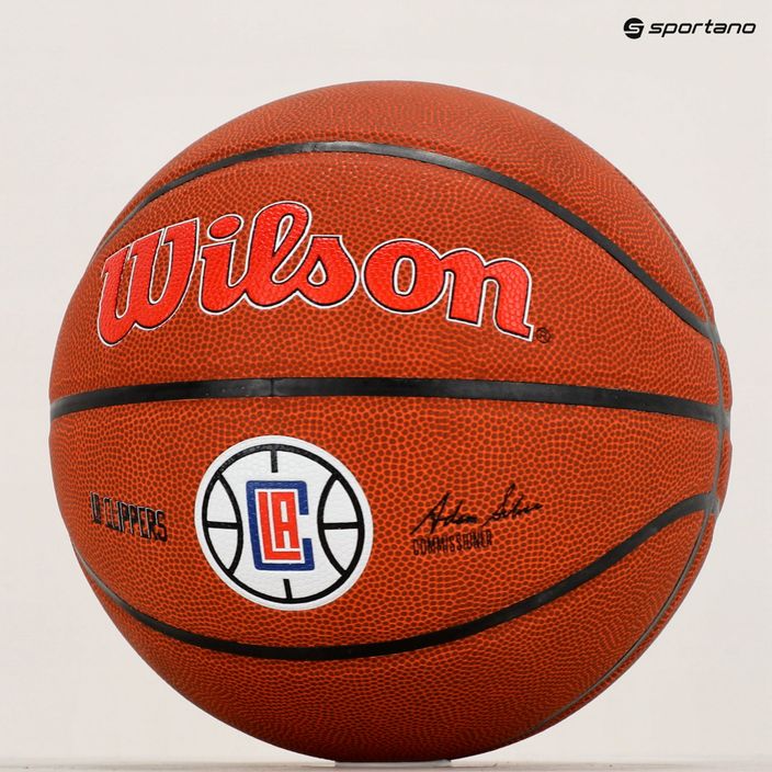 Wilson NBA Team Alliance Los Angeles Clippers Basketball braun WTB3100XBLAC 6