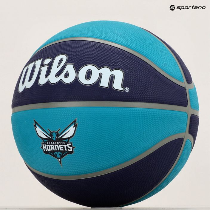 Wilson NBA Team Tribut Charlotte Hornets Basketball blau WTB1300XBCHA 7
