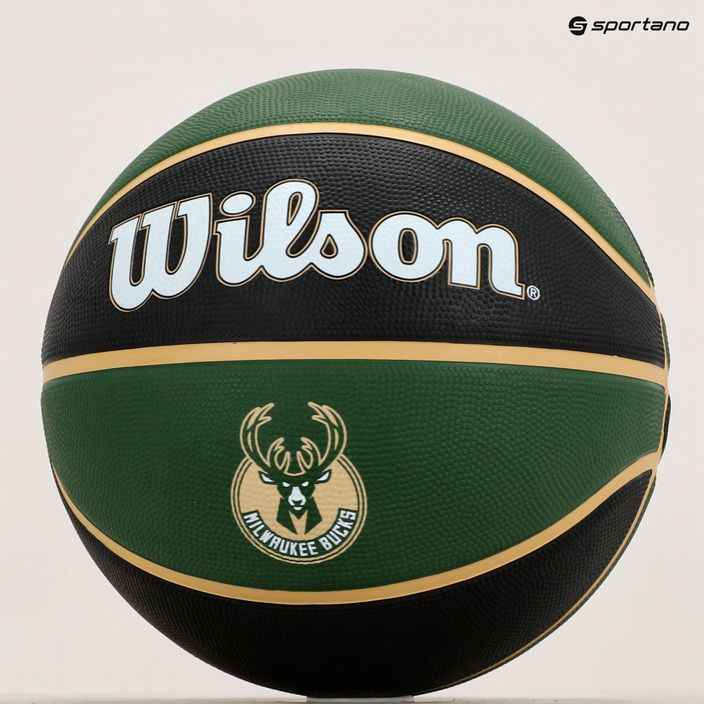 Wilson NBA Team Tribute Milwaukee Bucks Basketball grün WTB1300XBMIL 7