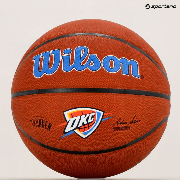 Wilson NBA Team Alliance Oklahoma City Thunder braun Basketball WTB3100XBOKC 6