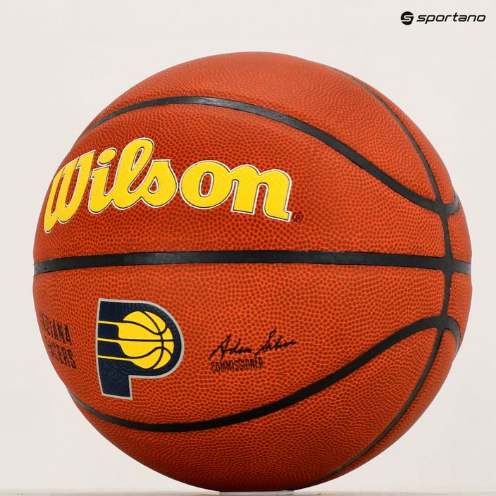Wilson NBA Team Alliance Indiana Pacers brauner Basketball WTB3100XBIND 6