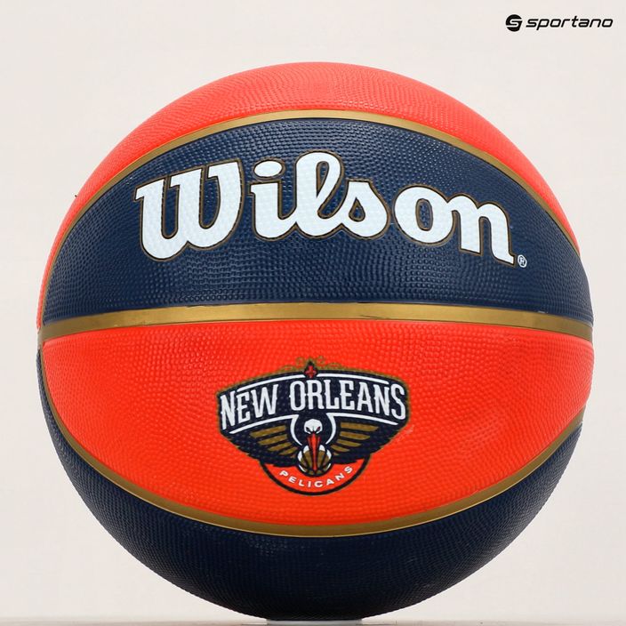 Wilson NBA Team Tribute New Orleans Pelicans Basketball kastanienbraun WTB1300XBNO 7