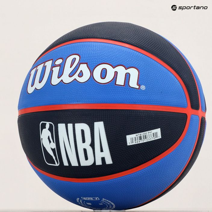 Wilson NBA Team Tribut Philadelphia 76ers Basketball blau WTB1300XBPHI 7