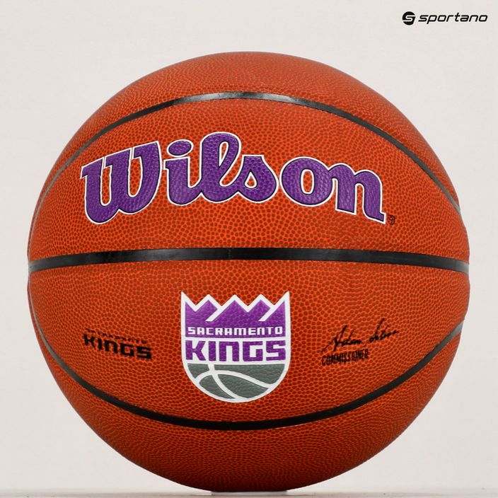 Wilson NBA Team Alliance Sacramento Kings Basketball braun WTB3100XBSAC 6