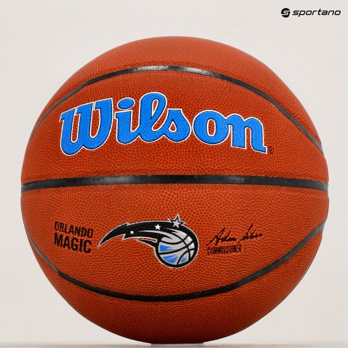 Wilson NBA Team Alliance Orlando Magic Basketball braun WTB3100XBORL 6