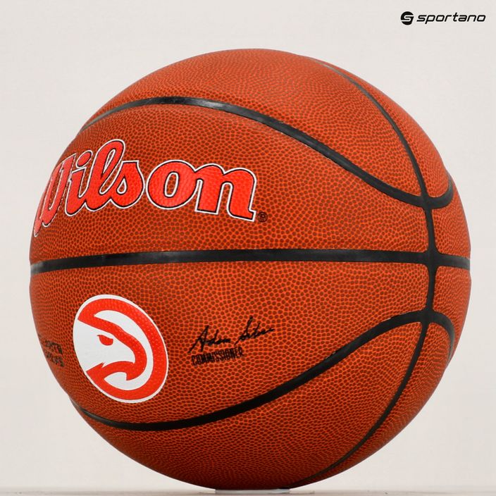 Wilson NBA Team Alliance Atlanta Hawks brauner Basketball WTB3100XBATL 6