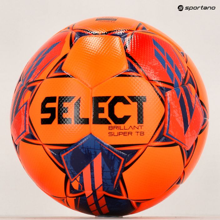 SELECT Brillant Super TB FIFA v23 orange/rot 100025 Größe 5 Fußball 5