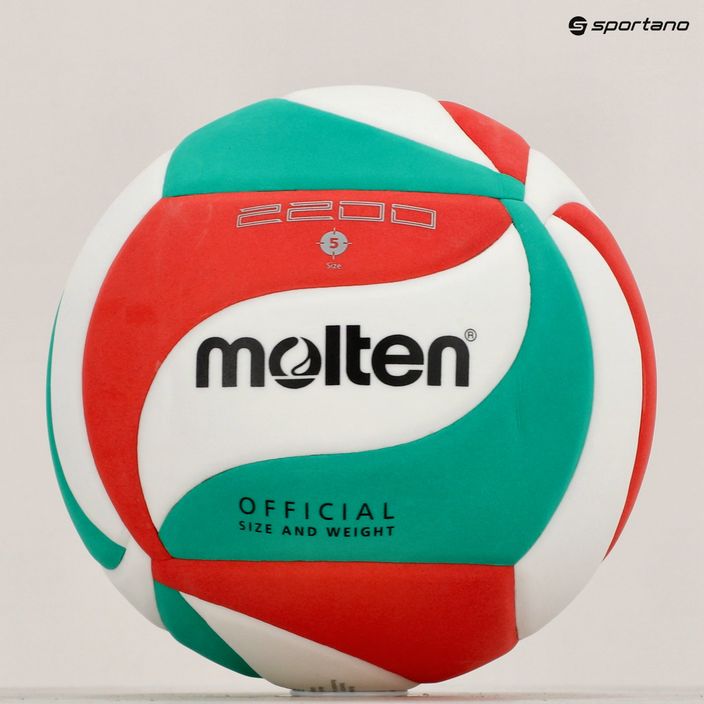 Geschmolzener Volleyball farbig V5M2200 4