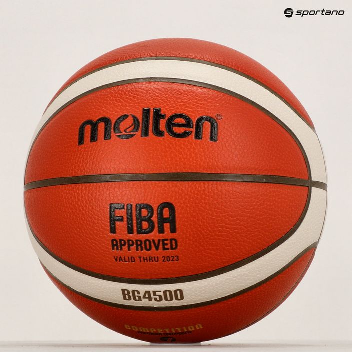 Molten Basketball B7G4500 FIBA Orange/Elfenbein Größe 7 8