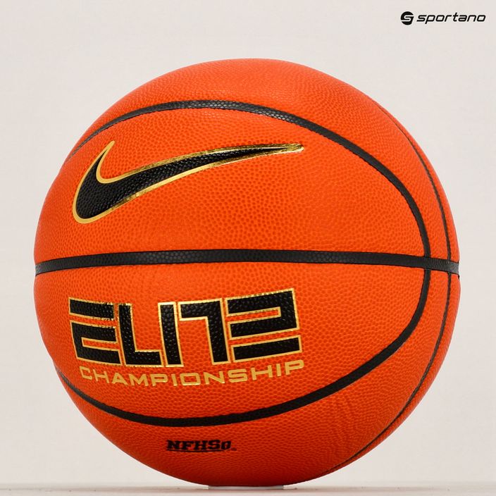 Nike Elite Championship 8P 2.0 Deflated Basketball N1004086-878 Größe 6 5