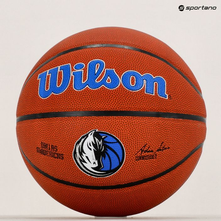 Wilson NBA Team Alliance Dallas Mavericks Basketball braun WTB3100XBDAL 6