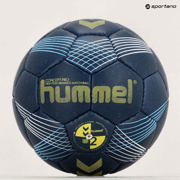 Hummel Concept Pro HB Handball marine/gelb Größe 2 5