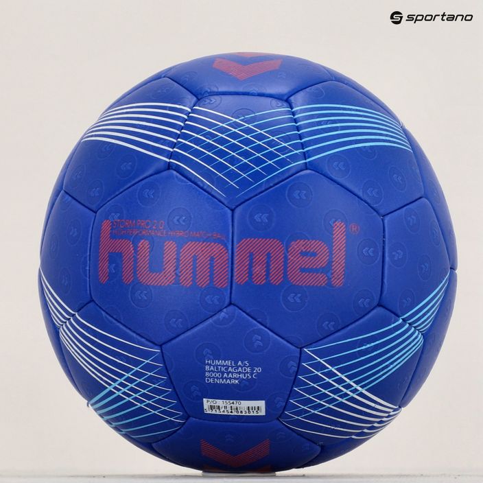 Hummel Storm Pro 2.0 HB blau/rot Handball Größe 2 5