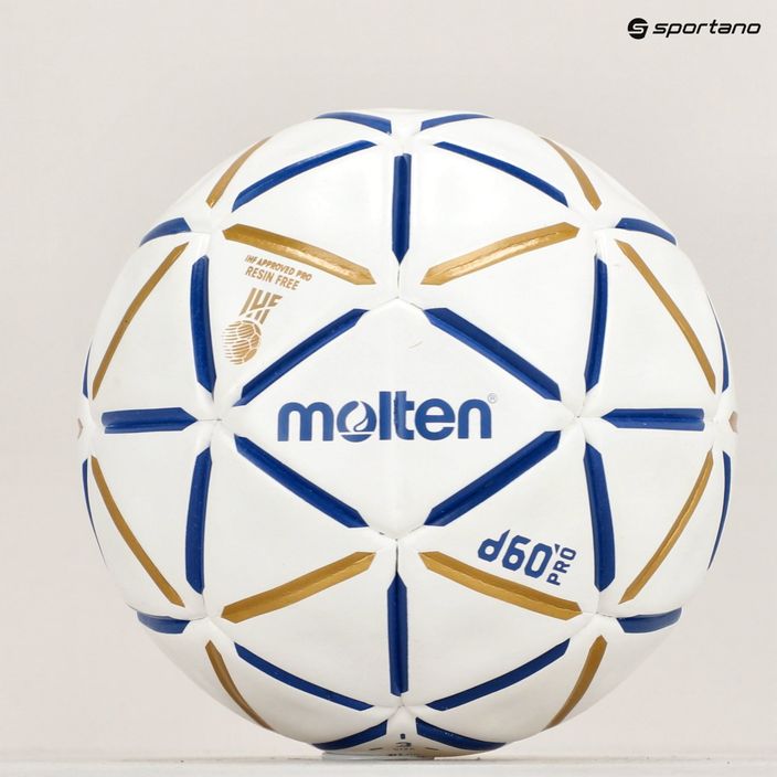 Molten handball H3D5000-BW d60 PRO IHF-3 blau/weiß Größe 3 4
