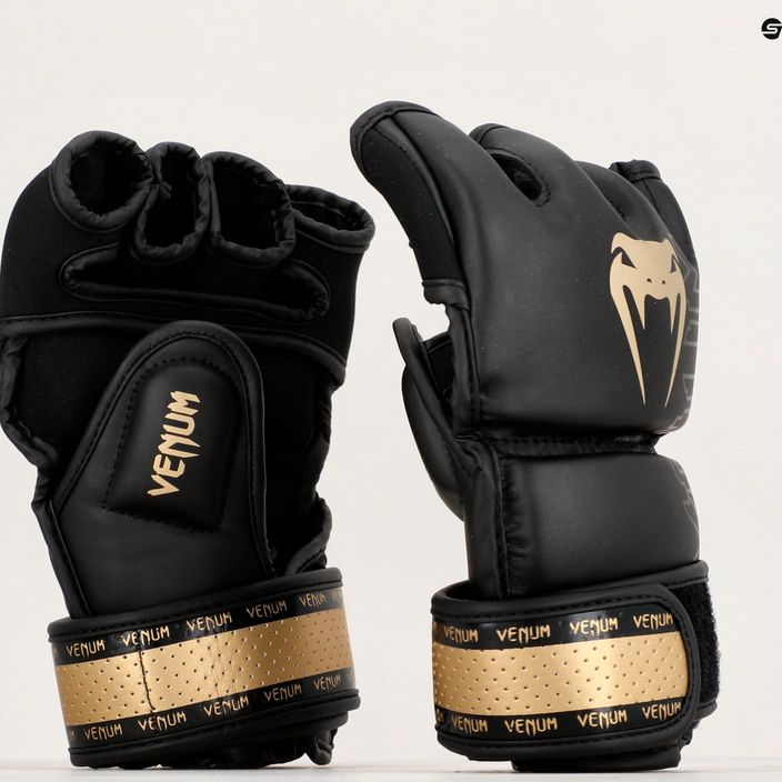 Venum Impact 2.0 schwarz/gold MMA Handschuhe 14