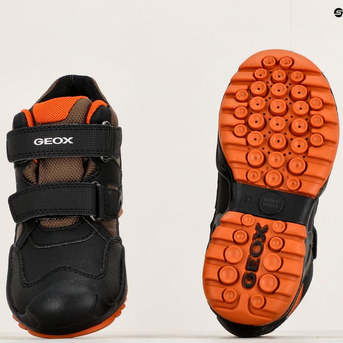 Geox New Savage Abx Junior Schuhe schwarz/dunkelorange 15