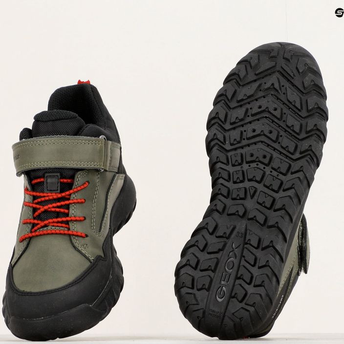 Geox Simbyos Abx Junior Schuhe dunkelgrün/rot 15