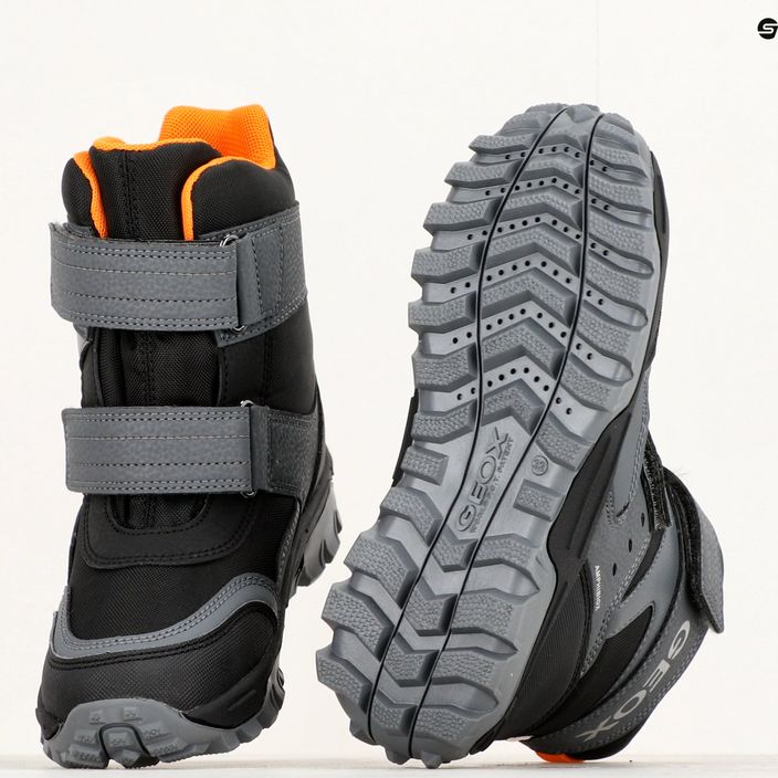 Geox Himalaya Abx Junior Schuhe schwarz/orange 15