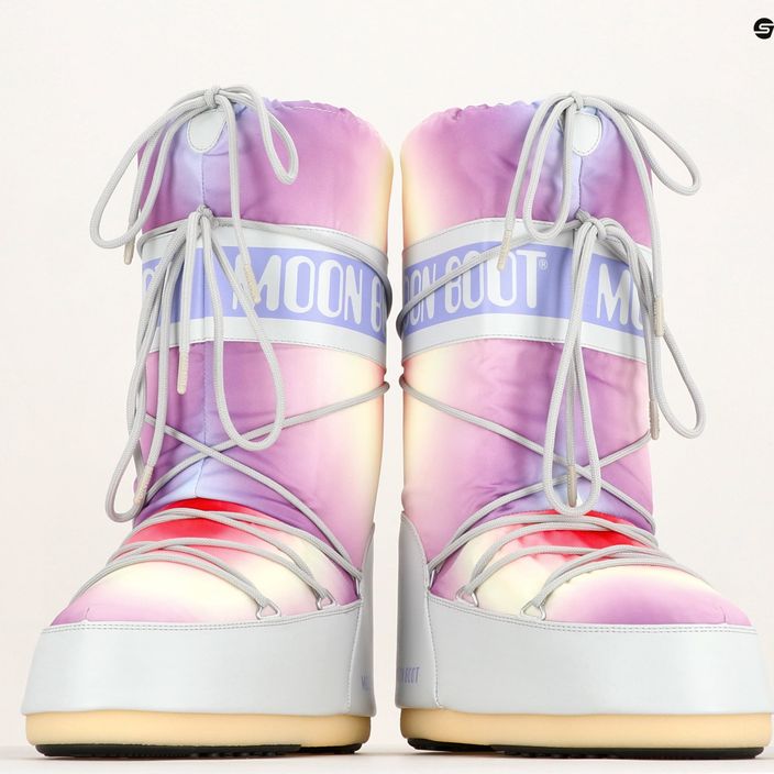 Women's Moon Boot Icon Tie Dye Schneestiefel gletschergrau 13