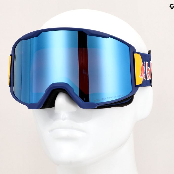 Red Bull SPECT Solo S3 dunkelblau/blau/violett/blau verspiegelt Skibrille 4