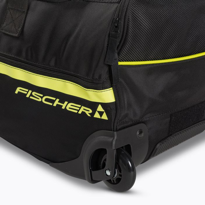 Fischer Team Sportduffel 100L Reisetasche schwarz/gelb 5