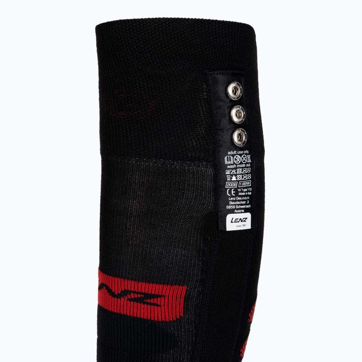 LENZ Set Heat Sock 5.0 Zehenkappe + Lithium Pack RCB schwarz 1200 6