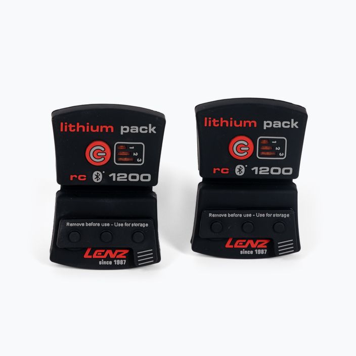 LENZ Set Heat Sock 5.0 Zehenkappe + Lithium Pack RCB schwarz 1200 9