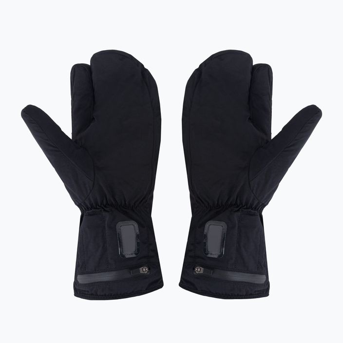 Beheizbare Skihandschuhe Lenz Heat Glove 8. Finger Cap Lobster schwarz-gelb 127 7