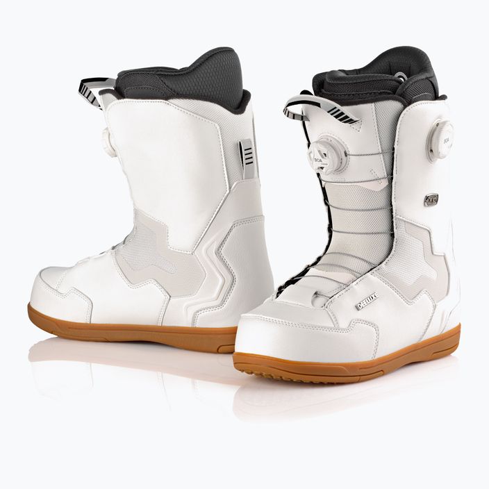 Snowboard-Schuhe DEELUXE ID Dual Boa weiß 7