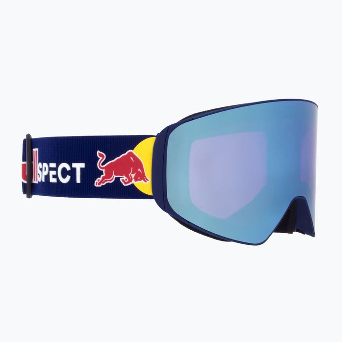 Red Bull SPECT Jam S3 Skibrille + Ersatzglas S2 matt blau/lila/blau spiegelnd/trüb Schnee