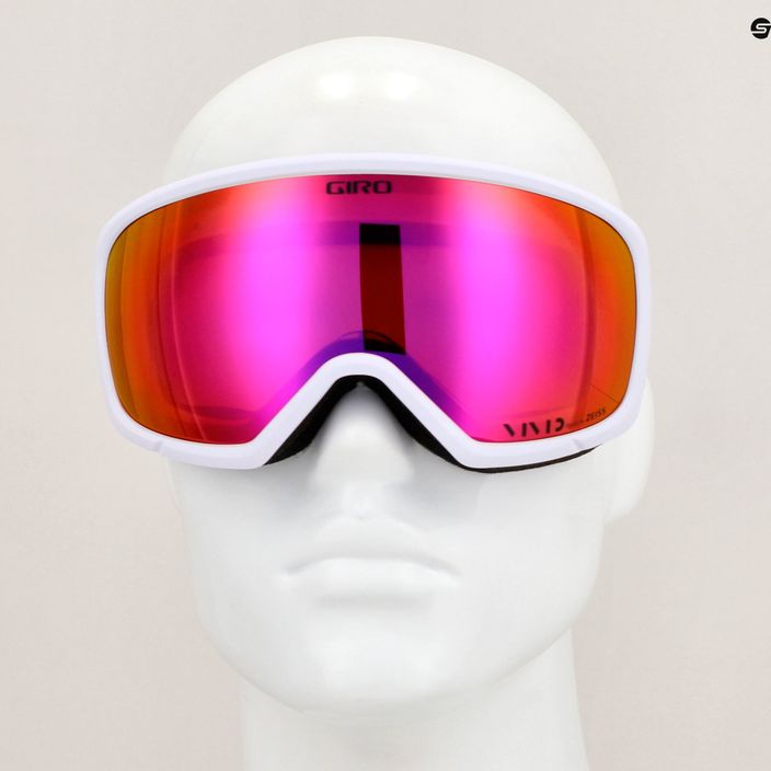 Damen-Skibrille Giro Millie weiß core light/vivid pink 10