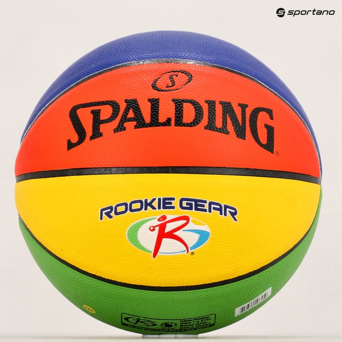 Spalding Rookie Gear Leder multicolor Basketball Größe 5 5