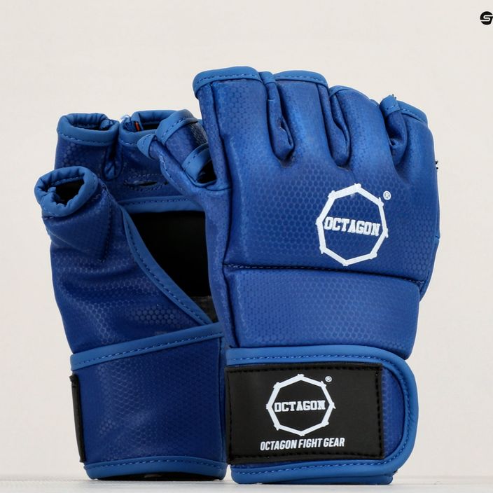 Octagon Kevlar MMA Grappling Handschuhe blau 7