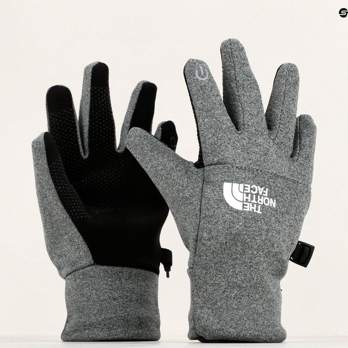Kinder-Trekking-Handschuhe The North Face Recycled Etip mittelgrau heather 11