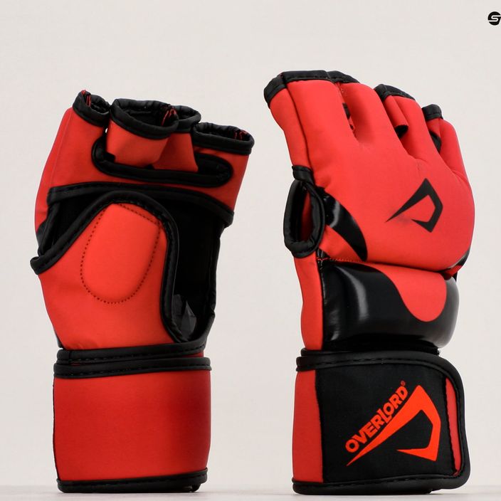 Overlord X-MMA Grappling-Handschuhe rot 101001-R/S 12