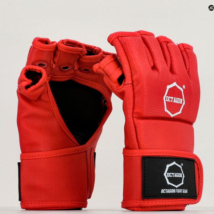 Octagon Kevlar MMA Grappling Handschuhe rot 7