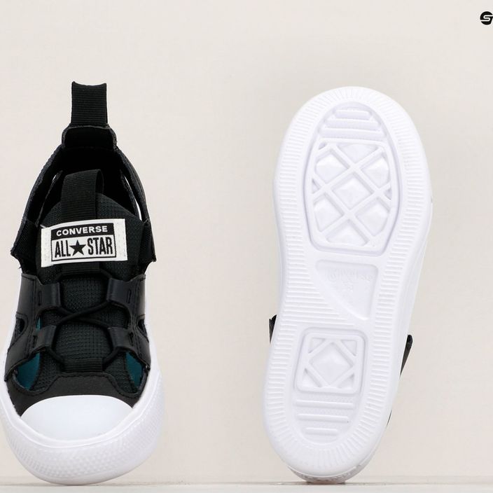Converse Ultra Sandal Slip schwarz/schwarz/weiß Kindersandalen 8
