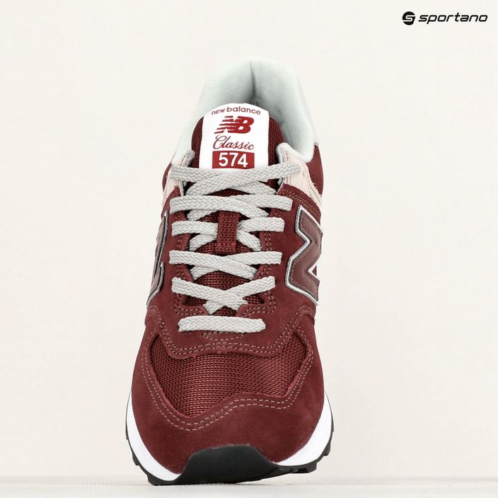 New Balance ML574 burgundy Männer Schuhe 8