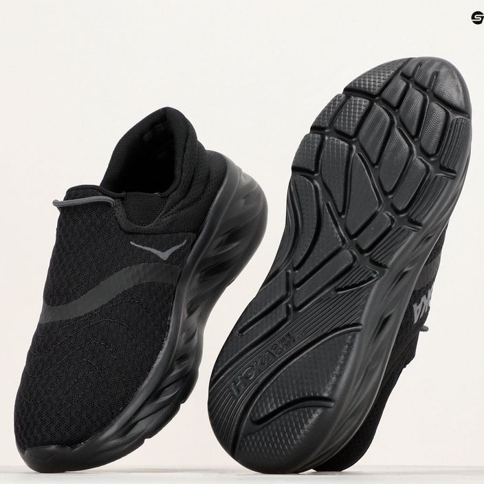 Men's HOKA Ora Recovery Schuh 2 schwarz/schwarz 9