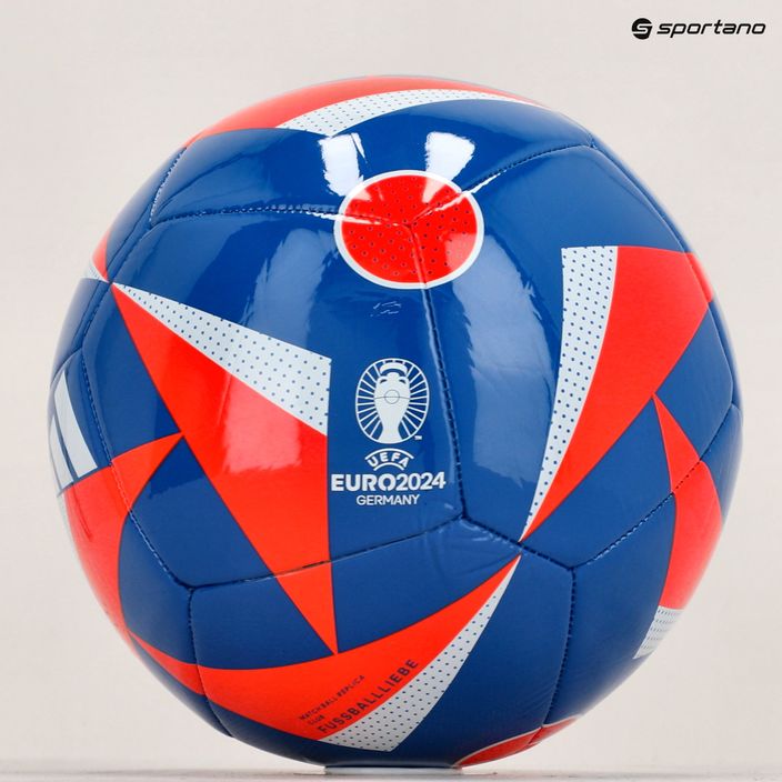 adidas Fussballiebe Club Fußball leuchtet blau/solar rot/weiß Größe 4 6
