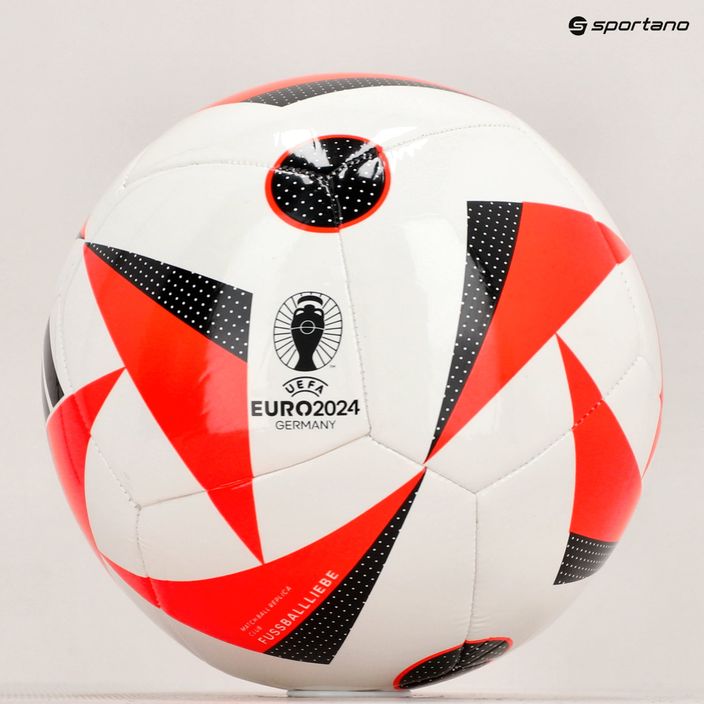 adidas Fussballiebe Club Fußball weiß/solar rot/schwarz Größe 4 6