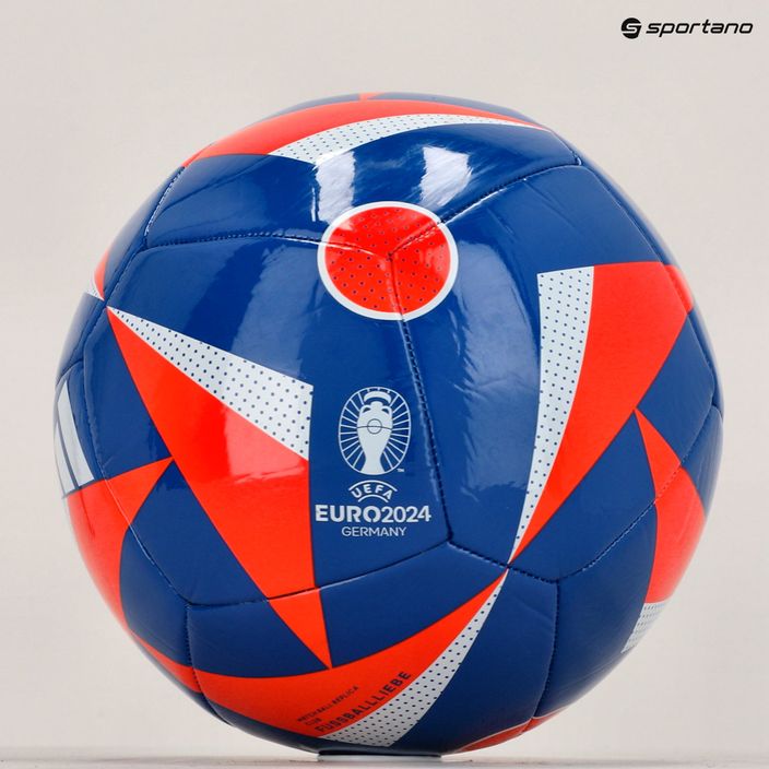 adidas Fussballiebe Club Fußball leuchtet blau/solar rot/weiß Größe 5 6