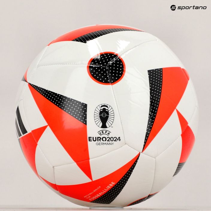adidas Fussballiebe Club Fußball weiß/solar rot/schwarz Größe 5 6
