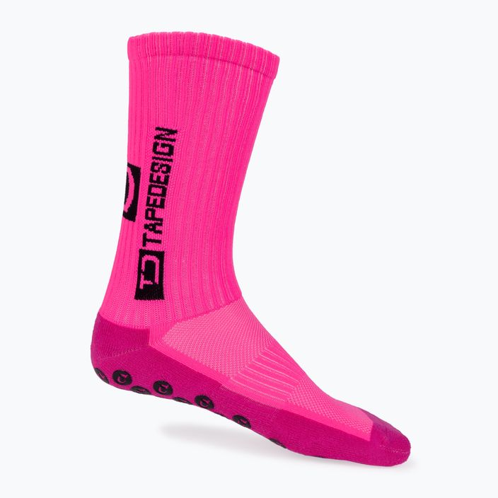 Tapedesign Anti-Rutsch-Socken rosa Fußball 3
