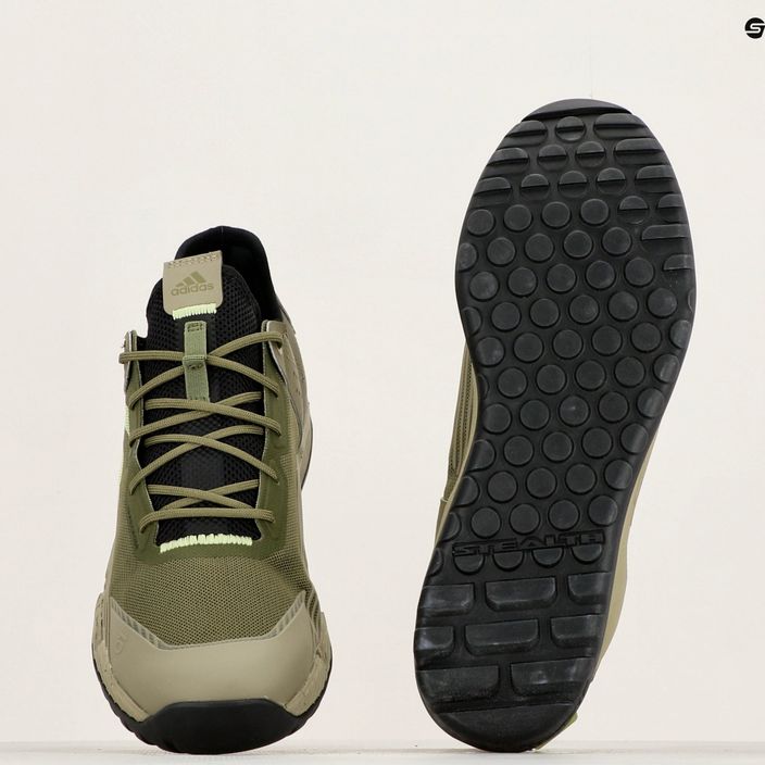 Herren adidas FIVE TEN Trailcross LT Fokus oliv/pulse lime/orbit green Plattform Radschuhe 12